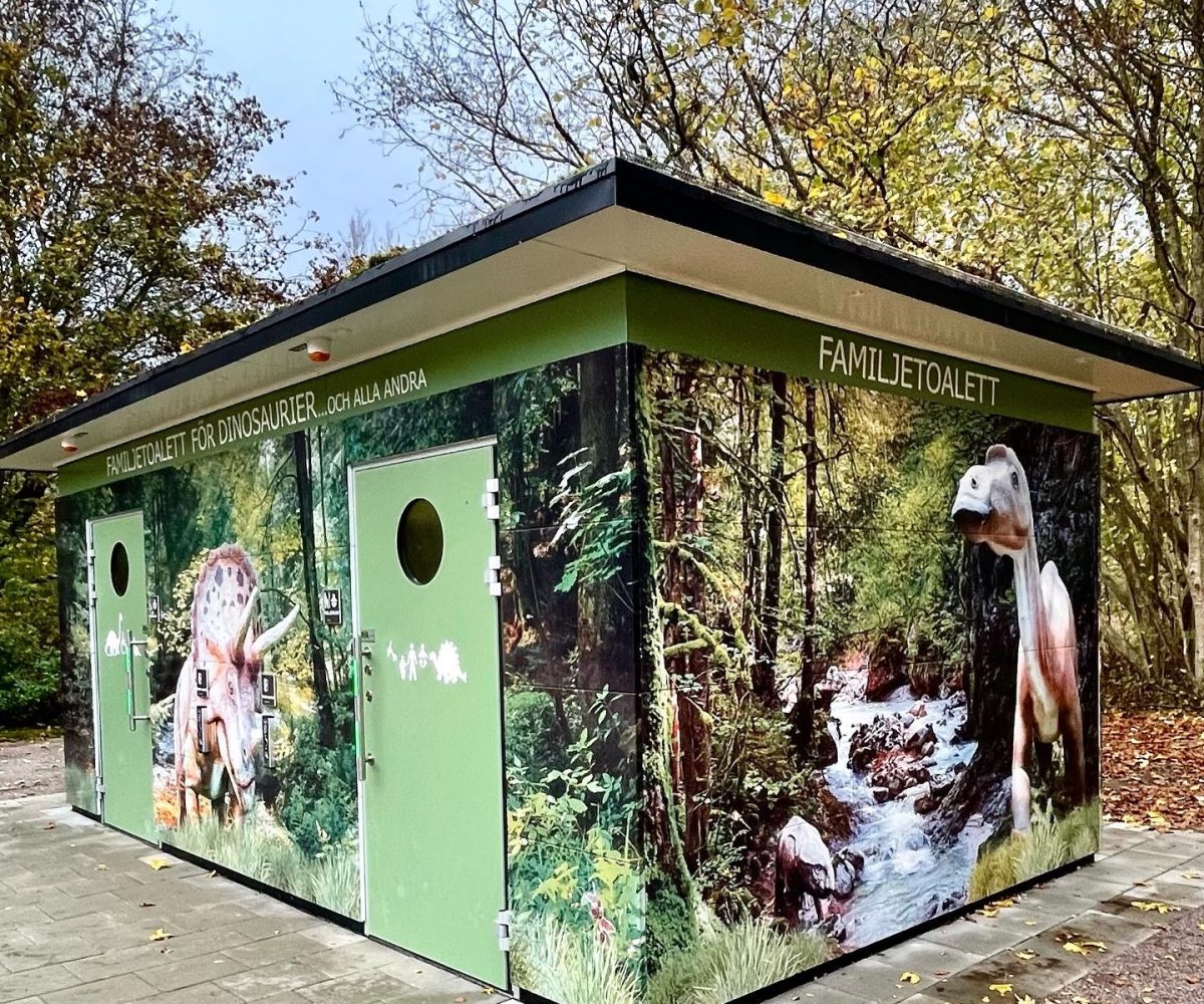 Publik toalett for barn, Helsingborg, emalj